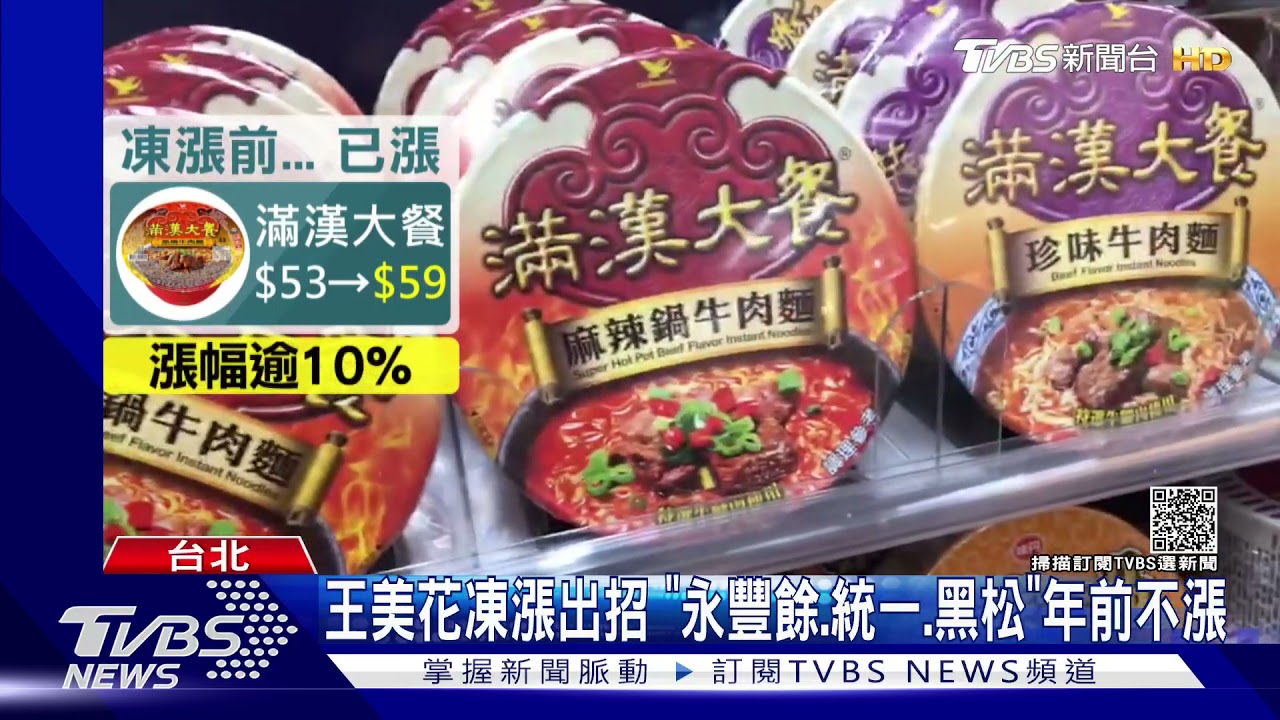 王美花凍漲出招 「永豐餘、統一、黑松」年前不漲