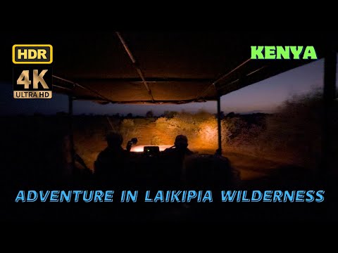 Laikipia Wilderness, private nature park, friendly service, only a few cars and great nature! 4K HDR