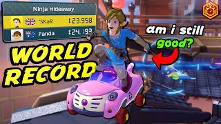 I Played My WORLD RECORD TRACK again in Mario Kart 8 Deluxe...
