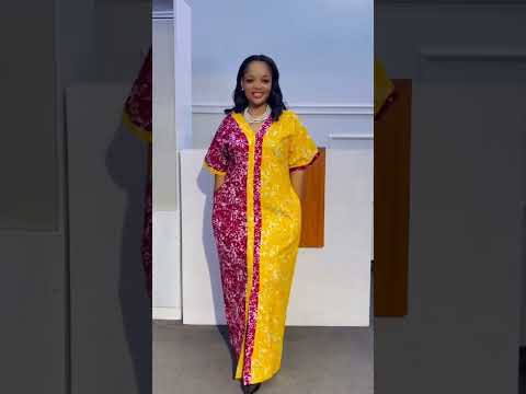 Batiki dress style #latestafricaprint #africanclothing