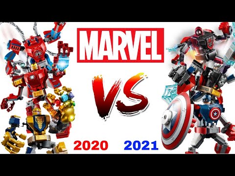 Lego Marvel 2020 VS 2021 Mechs Comparison