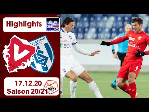 Highlights: FC Vaduz vs FC Lausanne - Sport (17.12.2020)