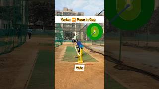 FAST ⏩ Yorker ball 💥 batting tips in 2025 #shorts #cricket