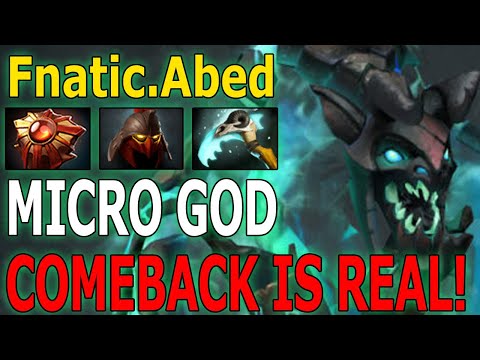 Fnatic.Abed Micro God Plays Visage With Comeback! OSFrog Dota 2 Highlights
