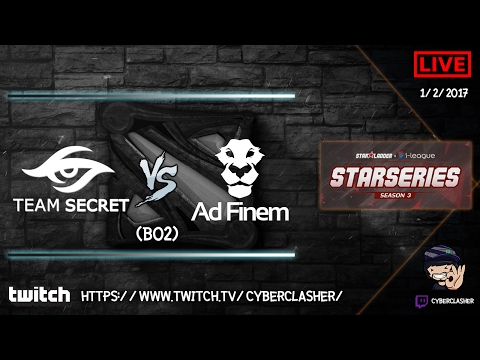 [TH] SL i-League StarSeries SS 3 EU - Team Secret vs Ad Finem # Game 1
