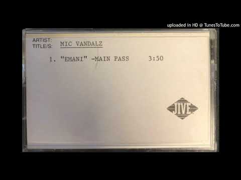 Emani - MIC VANDALZ (mega rare unreleased NY indie random rap demo tape 199X)