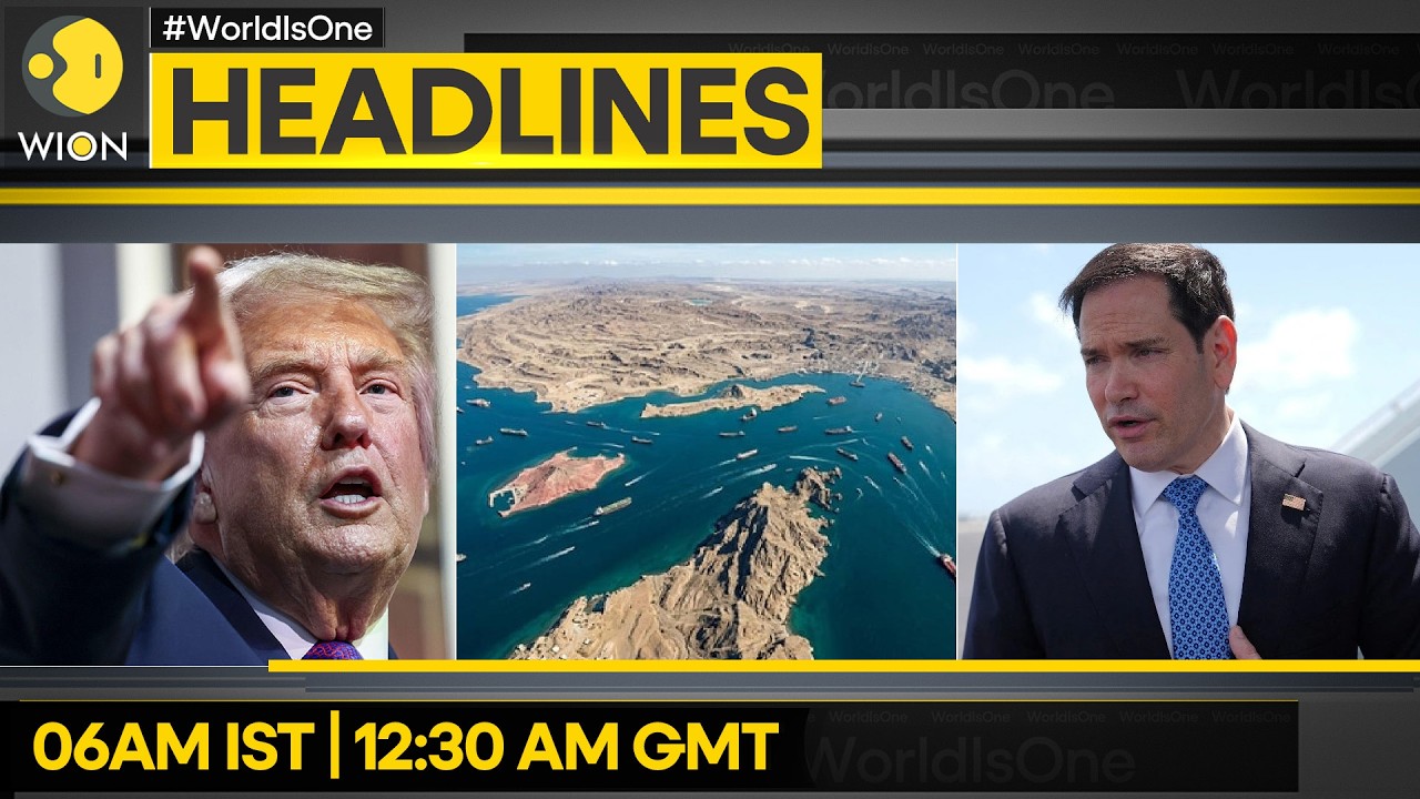 Trump: US Doesn't Want Tolls on Strait | Rubio Hopeful of Progress in Iran Talks | WION Headlines