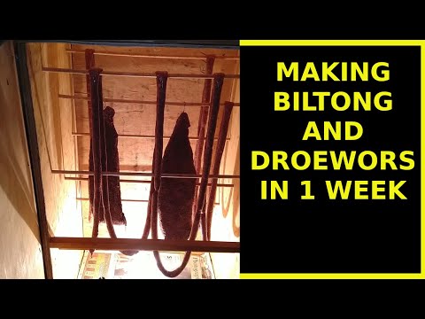 Making Biltong and Droewors