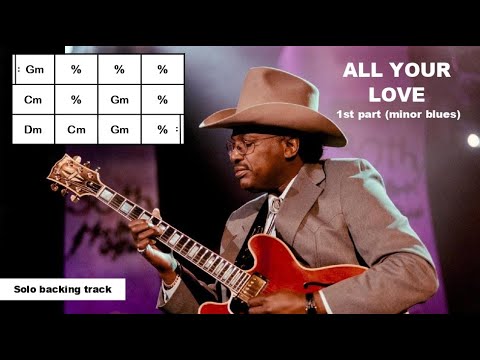 All Your Love (Otis Rush) - Solo Backing Track (Minor Blues in G)
