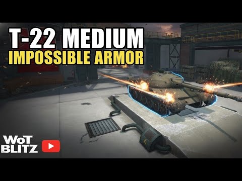 Is the T-22 MEDIUM Armor CHEATING? WoT Blitz Review