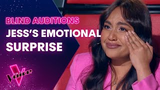 The Blind Auditions: This is the exact moment Jessica Mauboy realised her niece was on stage