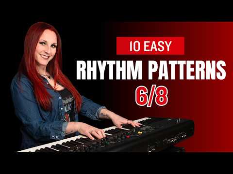 10 EASY Rhythm Patterns for Pop Piano Chords in 6/8
