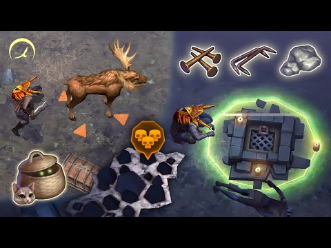 Grim Soul - Farming Resources In Skull 3 | Night Cache | Moose