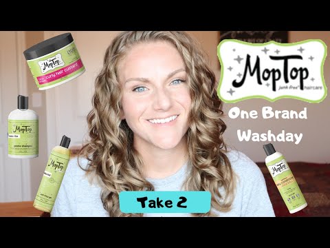 MopTop One Brand Wash Day (2A, 2B, 2C Hair) Take 2