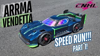 Arrma Vendetta Speed Run Shakedown on 3s | Just the Beginning @UrbanLegendRC