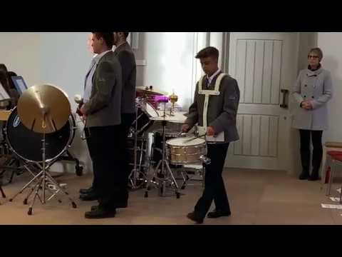 MV Hohentengen mit 103 Musiker 4K "The Little Drummer Boy" - Abschlussgottesdienst St. Michael