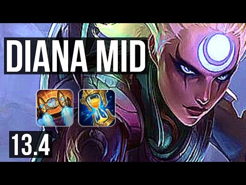 DIANA vs YONE (MID) | 6/2/14, 300+ games | KR Master | 13.4