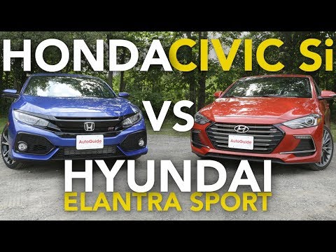 2018 Honda Civic Si vs Hyundai Elantra Sport Comparison