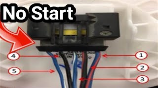 Fuel Pump Connector, Dodge Charger Challenger Chrysler 300 2011-2016 No Start. Key fob not detected