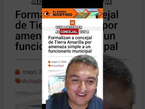 Formalizan a concejal de Tierra Amarilla por amenaza simple a un funcionario municipal