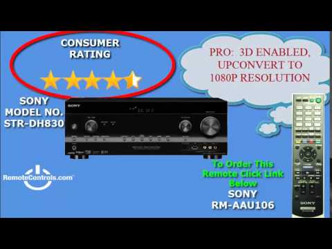 Review Sony Home Theater A-V Receiver 7.1 Channel - STR-DH830