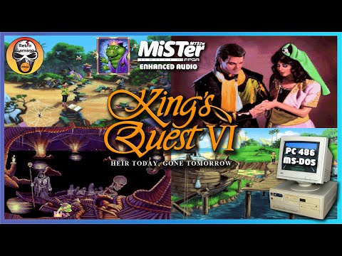 King's Quest VI - i486 MS-DOS gameplay on Mister FPGA