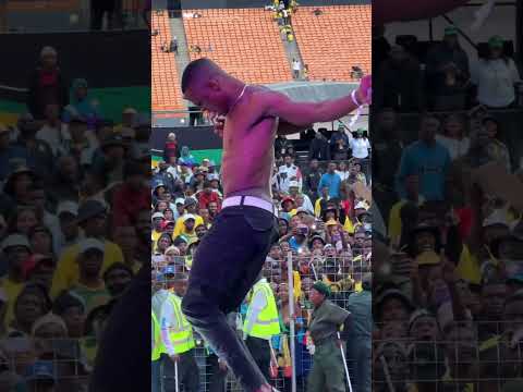 TOSS performing “Umlando” at the ANC Final Rally