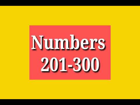 Counting Numbers 201-300/ Learning for Kids.