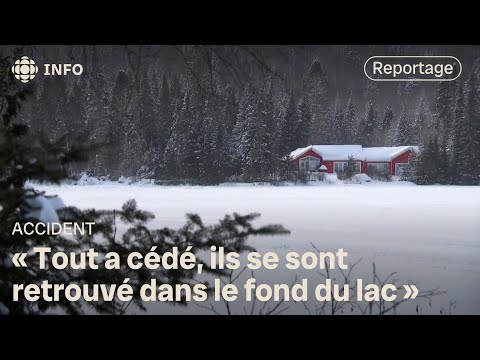 A four-year-old child and his uncle died after the ice broke beneath their tractor.