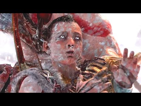 God of War PS4 - Atreus summons the World Serpent