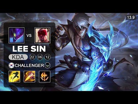 Lee Sin vs Kha'Zix Jungle - KR Challenger - Patch 13.9 Season 13