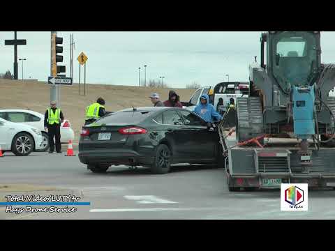 Car vs Truck/Trailer Crash, Hays, KS 2/27/20