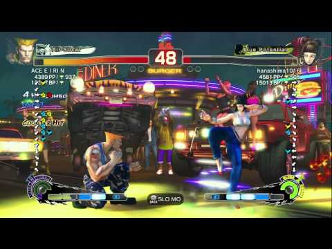 ACE E I RI N (Guile) Vs hanashima1016 (Juri)