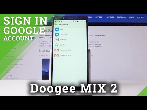 How to Add Google Account in Doogee MIX - Create Google User