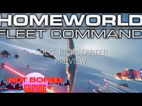 Homeworld: Fleet command - Solo Kickstarter Preview - Not Bored Gaming