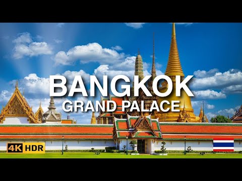 Temple of Emerald Buddha and the Grand Palace | 4K HDR Immersive Bangkok Walking Tour with Captions