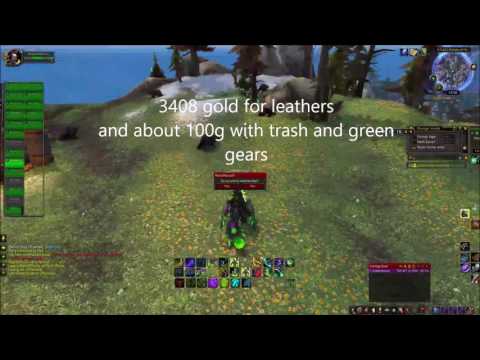 How to earn gold with skinning !! 8-10k/h