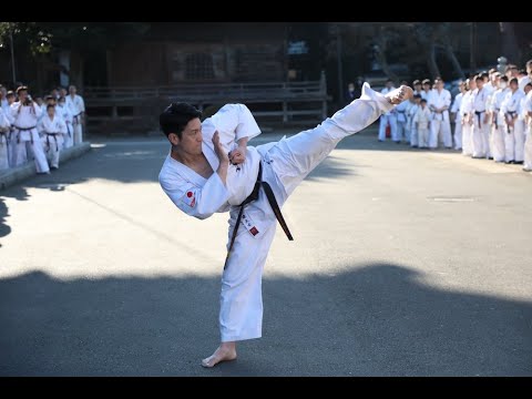【新極真会 空手】SHINKYOKUSHINKAI KARATE  Amazing KATA DEMONSTRATION 2024年鏡開き稽古・奉納演武型　渡邊大士　田中利奈　Martial arts