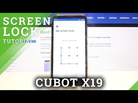 CUBOT X19 – Manage Lock Screen Settings & Change Lock Method