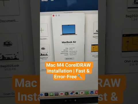 Mac M4 Coreldraw installation #how to download and install Coreldraw 2024 version #youtubeshorts