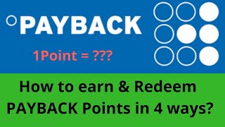How to Redeem PAYBACK Points? Convert Payback Points into Cash?