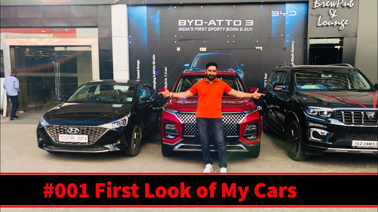 DELIVERY OF MY  MG HECTOR PLUS WITH MAHINDRA SCORPIO N & HYUNDAI VERNA SX