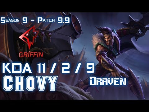 GRF Chovy DRAVEN vs NEEKO Mid - Patch 9.9 KR Ranked
