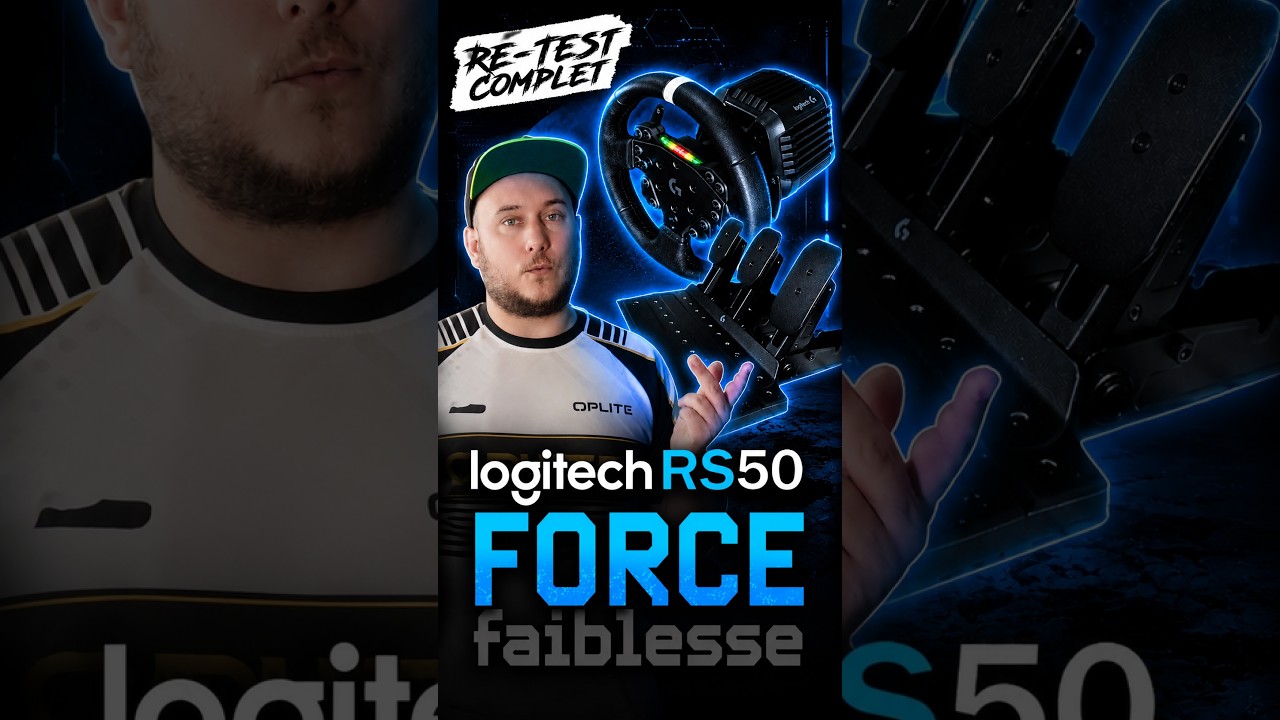 Le tour de force de #logitech avec ce #rs50 mais un parti prix qui peut se payer... #simracing