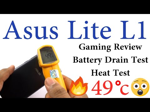 Asus ZenFone Lite L1 Gaming Review, Battery Drain Test, Heat Test