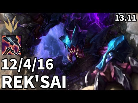 Rek'Sai Jungle vs Talon - KR Challenger | Patch 13.11