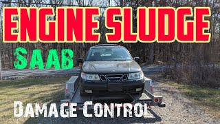 My Cheap Saab 9-5 Gets an Engine Make Over! #SLUDGE #SAVESAAB
