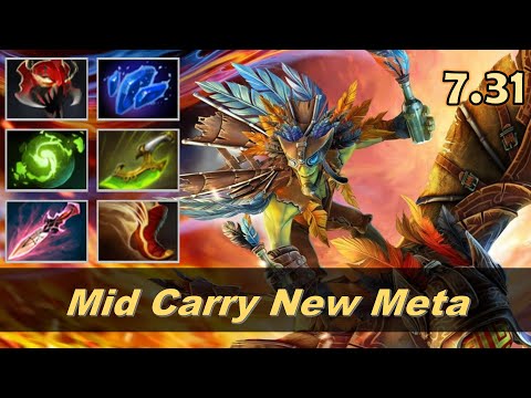 Batrider Carry New Meta, Mask of Madness + Shard | Dota 2 7.31 Highlights