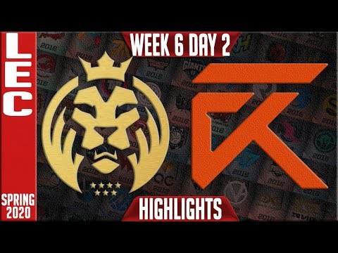 MAD vs XL Highlights | LEC Spring 2020 W6D2 | MAD Lions vs Excel