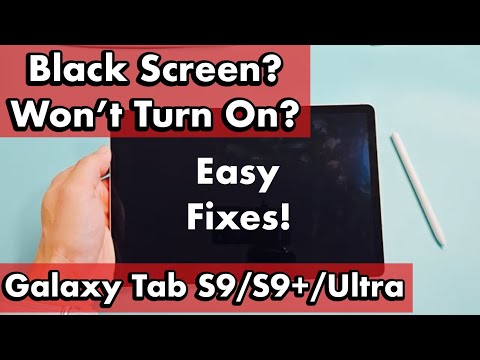 Galaxy Tab S9/S9+j/Ultra: Black Screen? Won't Turn On? Easy Fixes!